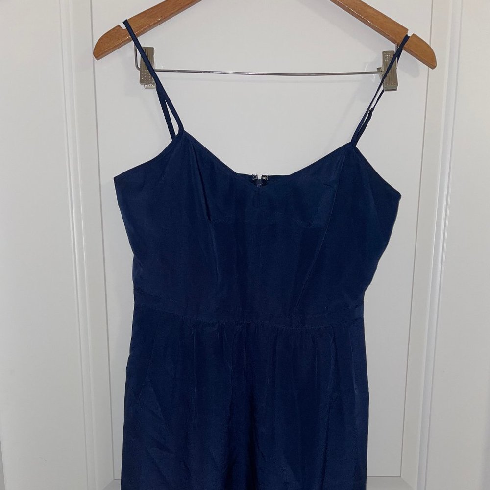 Navy J. Crew Sundress